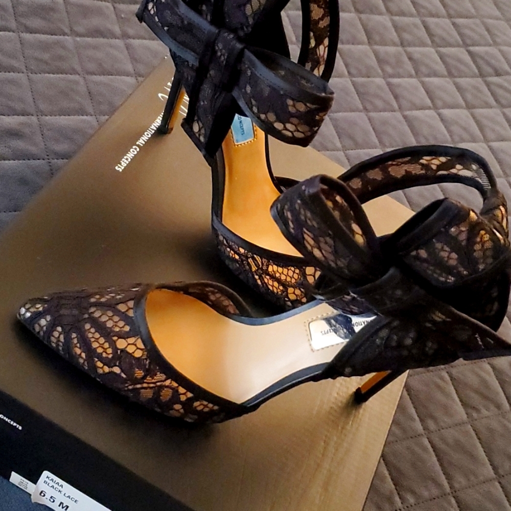 I•N•C International Concepts Kaiaa black heels size 6.5